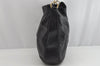 Authentic GUCCI Bamboo Vintage Shoulder Hand Bag Purse Leather Black Junk 0982K