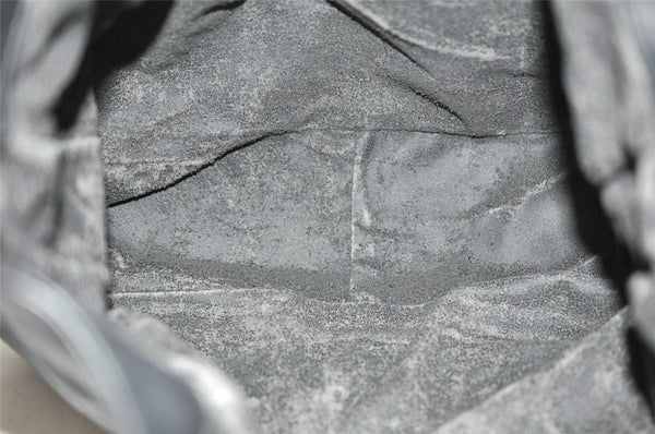 Authentic GUCCI Bamboo Vintage Shoulder Hand Bag Purse Leather Black Junk 0982K