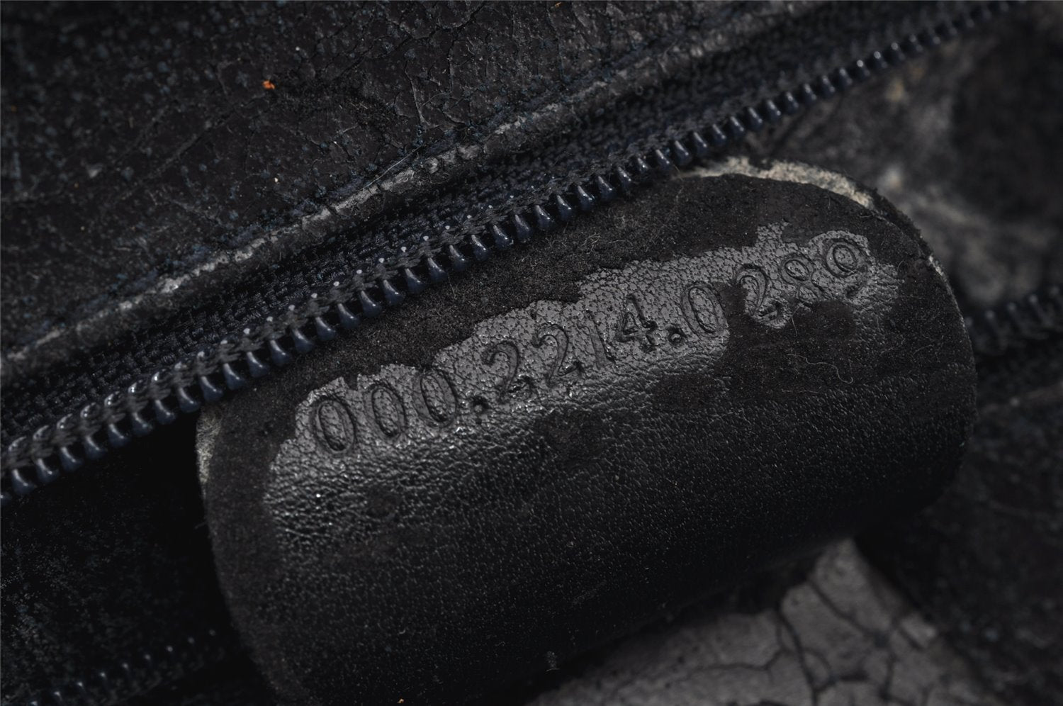 Authentic GUCCI Bamboo 2way Hand Shoulder Bag Leather Navy Blue Junk 0983K