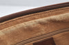 Authentic GUCCI Micro GG PVC Leather Shoulder Cross Body Bag Purse Brown 0984I