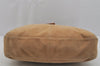 Authentic FENDI Vintage Shoulder Bag Purse Suede Leather Beige 0984J