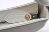 Authentic BURBERRY Vintage Leather Shoulder Hand Bag Purse White 0985J