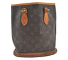 Authentic Louis Vuitton Monogram Bucket PM Shoulder Tote Bag M42238 Junk 0985K