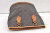 Authentic Louis Vuitton Monogram Bucket PM Shoulder Tote Bag M42238 Junk 0985K