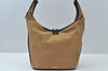 Authentic GUCCI Web Sherry Line Shoulder Bag Canvas Leather 0014288 Beige 0986J