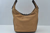 Authentic GUCCI Web Sherry Line Shoulder Bag Canvas Leather 0014288 Beige 0986J