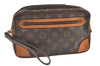 Authentic Louis Vuitton Monogram Marly Dragonne GM M51825 Clutch Bag Junk 0986K