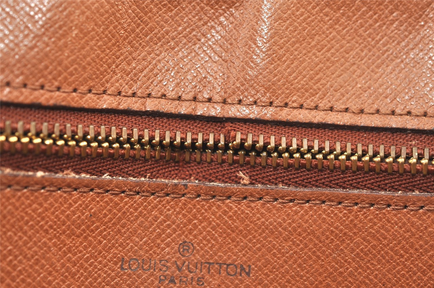 Authentic Louis Vuitton Monogram Marly Dragonne GM M51825 Clutch Bag Junk 0986K