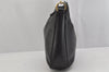 Authentic GUCCI Bamboo Vintage Shoulder Hand Bag Purse Leather Black Junk 0987K