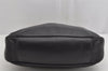 Authentic GUCCI Bamboo Vintage Shoulder Hand Bag Purse Leather Black Junk 0987K