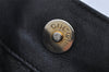Authentic GUCCI Bamboo Vintage Shoulder Hand Bag Purse Leather Black Junk 0987K