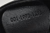 Authentic GUCCI Bamboo Vintage Shoulder Hand Bag Purse Leather Black Junk 0987K