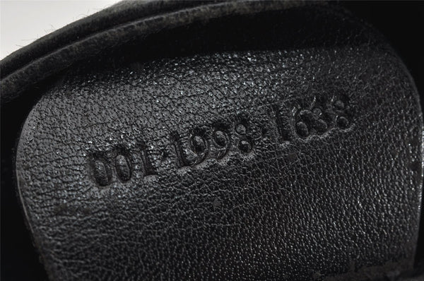 Authentic GUCCI Bamboo Vintage Shoulder Hand Bag Purse Leather Black Junk 0987K