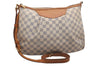 Authentic Louis Vuitton Damier Azur Siracusa MM N41112 Shoulder Bag Junk 0988J