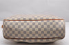 Authentic Louis Vuitton Damier Azur Siracusa MM N41112 Shoulder Bag Junk 0988J
