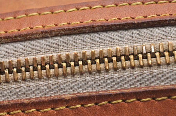 Authentic Louis Vuitton Damier Azur Siracusa MM N41112 Shoulder Bag Junk 0988J