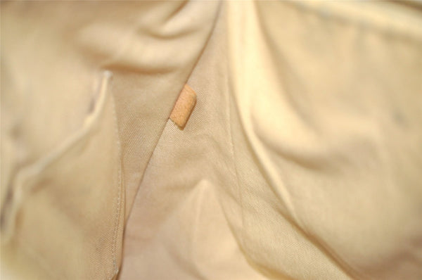 Authentic Louis Vuitton Damier Azur Siracusa MM N41112 Shoulder Bag Junk 0988J