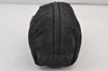 Authentic PRADA Vintage Nylon Leather Pouch Purse Black 0988K