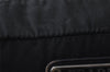 Authentic PRADA Vintage Nylon Leather Pouch Purse Black 0988K