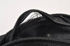 Authentic PRADA Vintage Nylon Leather Pouch Purse Black 0988K