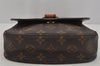 Authentic Louis Vuitton Monogram Saint Cloud MM M51243 Shoulder Cross Bag 0989J