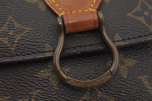 Authentic Louis Vuitton Monogram Saint Cloud MM M51243 Shoulder Cross Bag 0989J