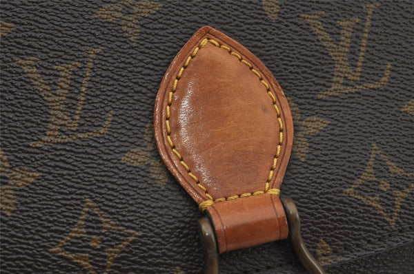Authentic Louis Vuitton Monogram Saint Cloud MM M51243 Shoulder Cross Bag 0989J