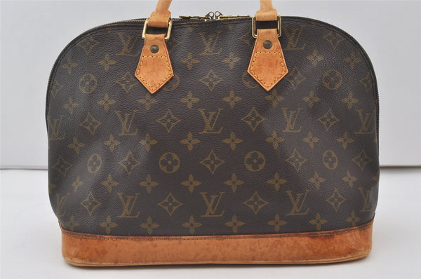 Authentic Louis Vuitton Monogram Alma Hand Bag Purse M51130 LV 0990J