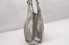 Authentic GUCCI GG Imprime Joy Shoulder Bag GG PVC Leather 203494 Silver 0992J