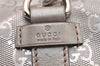 Authentic GUCCI GG Imprime Joy Shoulder Bag GG PVC Leather 203494 Silver 0992J