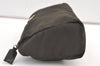 Authentic PRADA Vintage Nylon Leather Pouch Purse Khaki Green 0992K