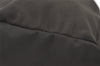Authentic PRADA Vintage Nylon Leather Pouch Purse Khaki Green 0992K