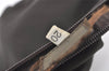 Authentic PRADA Vintage Nylon Leather Pouch Purse Khaki Green 0992K