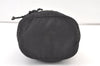 Authentic PRADA Nylon Leather Drawstring Hand Bag Purse Black 0993K