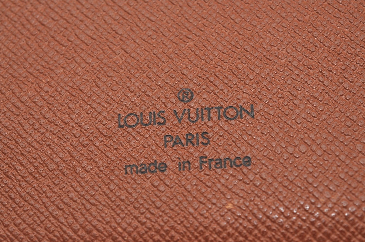 Authentic Louis Vuitton Epi Agenda GM Notebook Cover Brown R20213 LV 0994I