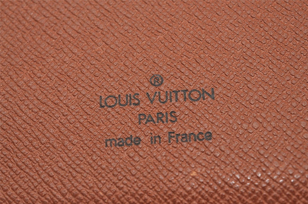 Authentic Louis Vuitton Epi Agenda GM Notebook Cover Brown R20213 LV 0994I