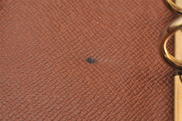 Authentic Louis Vuitton Epi Agenda GM Notebook Cover Brown R20213 LV 0994I
