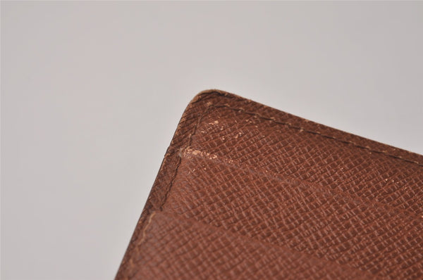 Authentic Louis Vuitton Epi Agenda GM Notebook Cover Brown R20213 LV 0994I