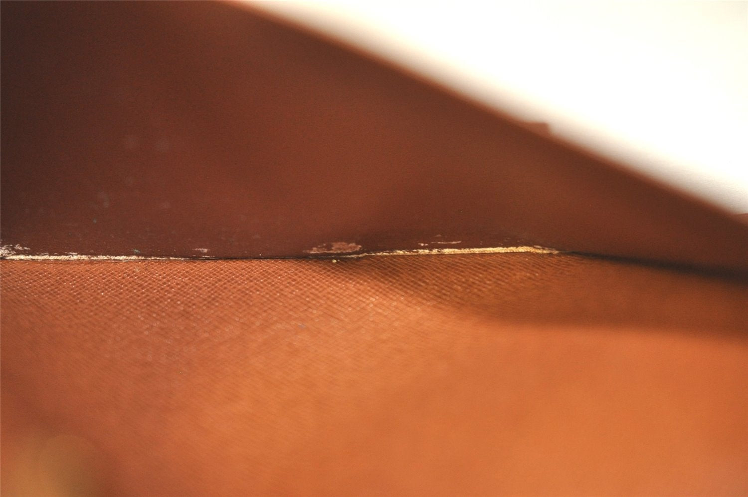 Authentic Louis Vuitton Epi Agenda GM Notebook Cover Brown R20213 LV 0994I