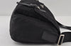 Authentic PRADA Nylon Tessuto Leather Shoulder Cross Body Bag Purse Black 0994J