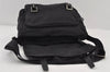 Authentic PRADA Nylon Tessuto Leather Shoulder Cross Body Bag Purse Black 0994J