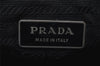 Authentic PRADA Nylon Tessuto Leather Shoulder Cross Body Bag Purse Black 0994J