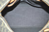 Authentic Christian Dior Trotter Hand Boston Bag PVC Leather Navy Blue 0995I