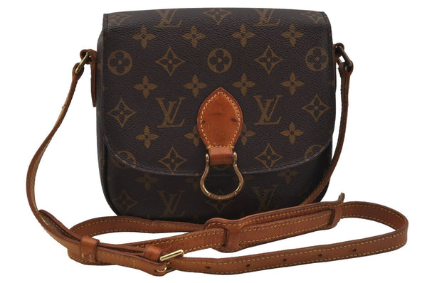 Authentic Louis Vuitton Monogram Saint Cloud MM M51243 Shoulder Cross Bag 0995J