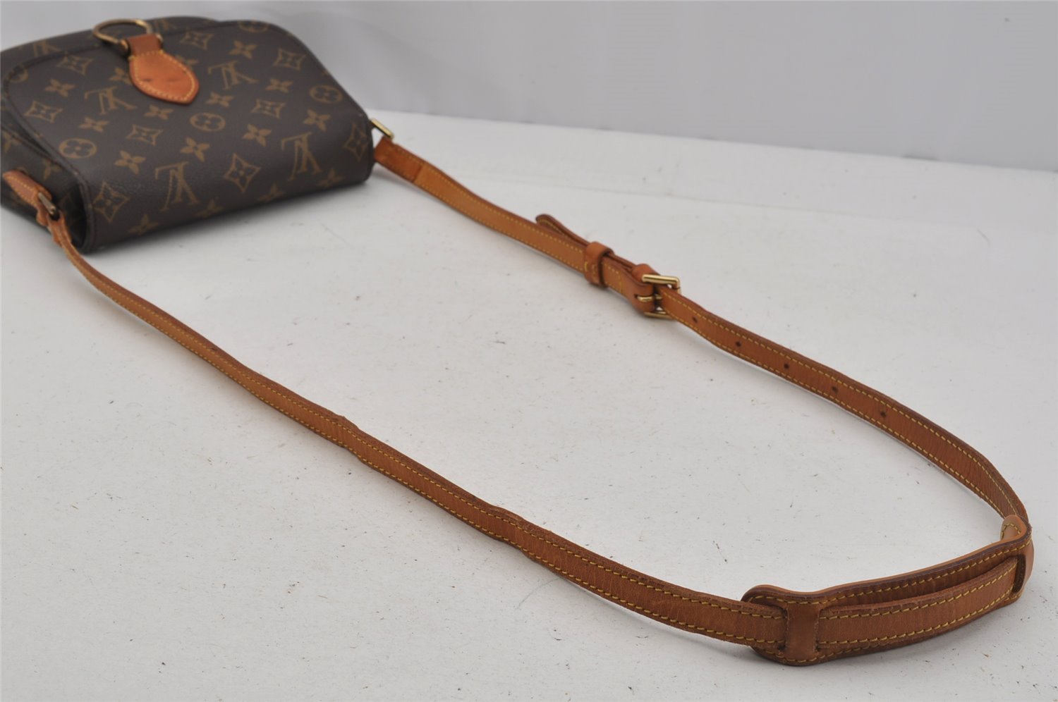 Authentic Louis Vuitton Monogram Saint Cloud MM M51243 Shoulder Cross Bag 0995J