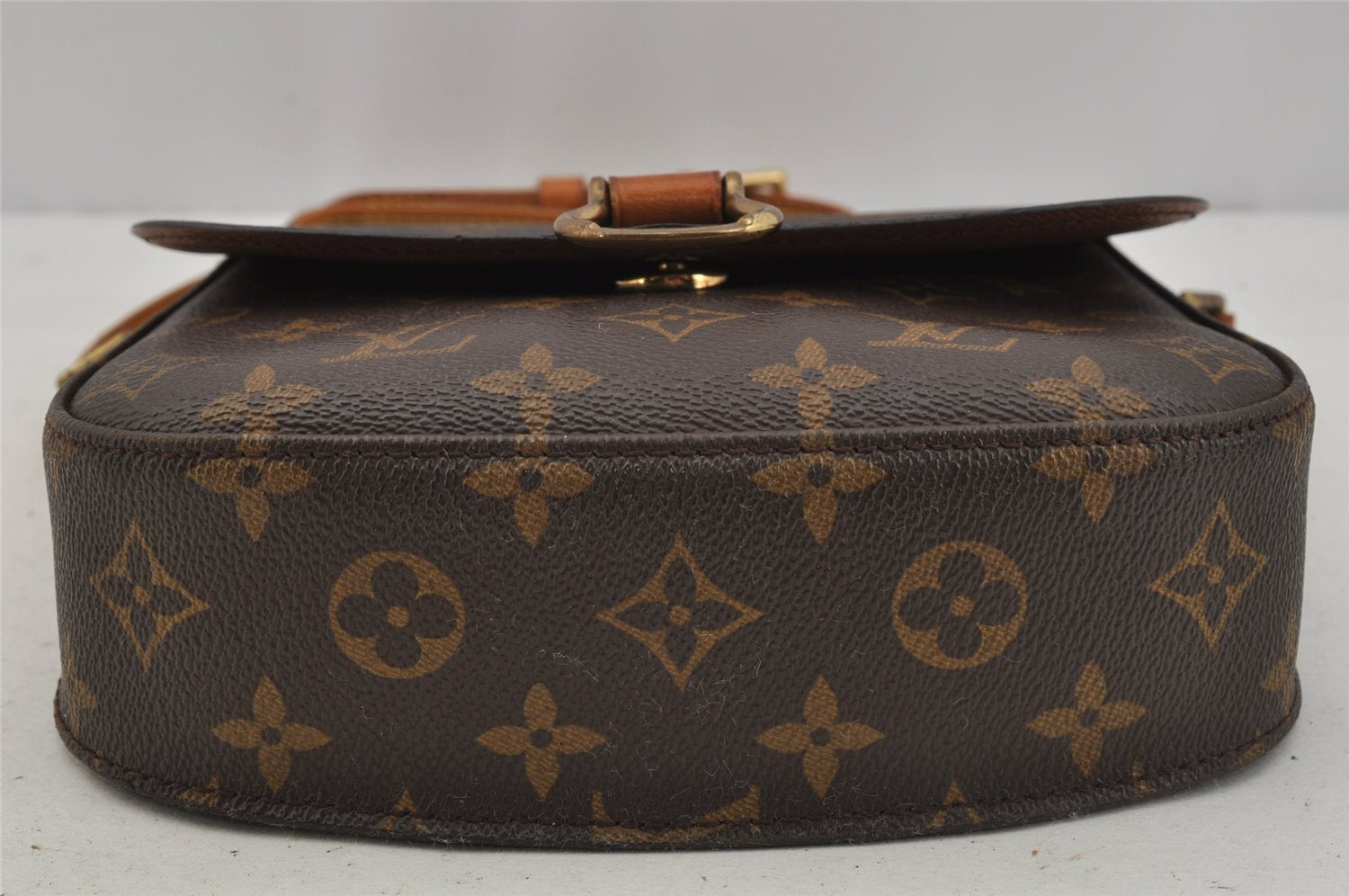Authentic Louis Vuitton Monogram Saint Cloud MM M51243 Shoulder Cross Bag 0995J
