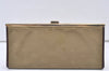 Authentic Christian Dior Clutch Hand Bag Purse Nylon Leather Beige CD 0995K