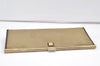 Authentic Christian Dior Clutch Hand Bag Purse Nylon Leather Beige CD 0995K
