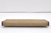 Authentic Christian Dior Clutch Hand Bag Purse Nylon Leather Beige CD 0995K