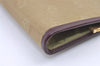 Authentic Christian Dior Clutch Hand Bag Purse Nylon Leather Beige CD 0995K